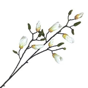 SPRAY MAGNOLIA BUD 36.5" WHITE
