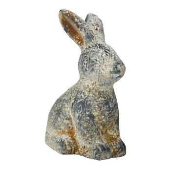 CEMENT RABBIT 5.5"H VINTAGE FINISH