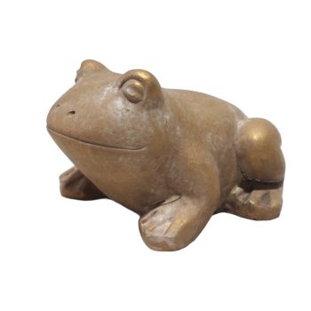 FROG DECOR CEMENT 4"X2.5"H NATURAL FINISH