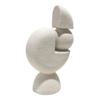 STACKED STONE DECOR POLYRESIN 5"X8" NATURAL ECRU FIN