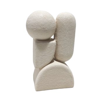 STACKED STONE DECOR POLYRESIN 7"X13" NATURAL ECRU FIN