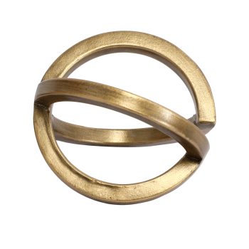 SPERE TABLE DECOR RESIN 4" GOLD FINISH