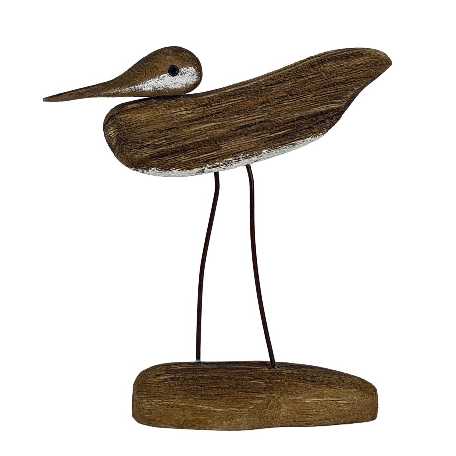 PELICAN ON STAND 6"H WOODEN NATURAL FINISH