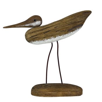 PELICAN ON STAND 8"H WOODEN NATURAL FINISH