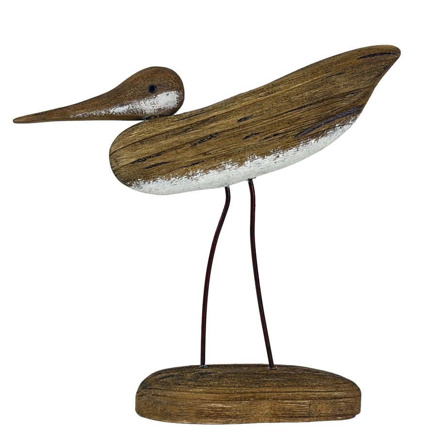 PELICAN ON STAND 8"H WOODEN NATURAL FINISH