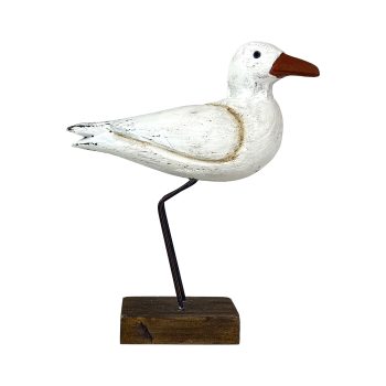 SEA GULL ON BASE 7"H NATURAL FINISH