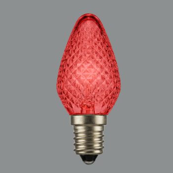 BULB LED REPL O/D SMD C7 RED (2 LED) DIMMABLE