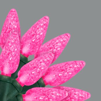 LIGHT LED O/D C6 FACETED 70L PINK