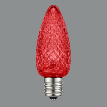 BULB LED REPL O/D SMD C9 RED (3 LED) DIMMABLE