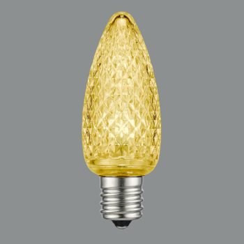 BULB LED REPL O/D SMD C9 AMBER (3 LED) DIMMABLE