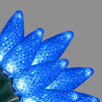 LIGHT LED O/D C9 FACETED 25L BLUE