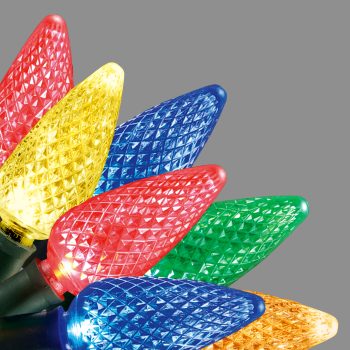 LIGHT LED O/D C9 FACETED 25L 5-MULTI