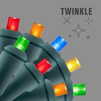 LIGHT LED O/D CONICAL 70L 5-MULTI TWINKLE