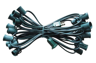 LIGHT CORD GREEN C7 25L 6"X12"X6"