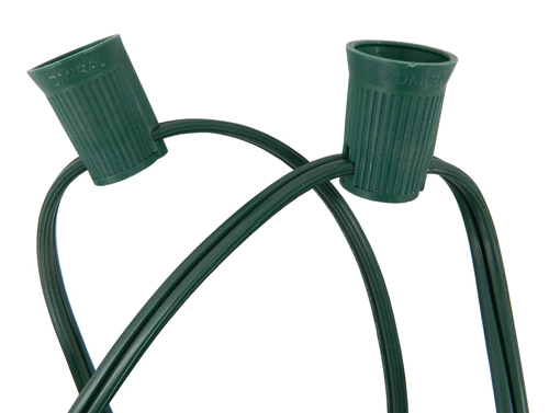 LIGHT CORD GREEN C9 X 1000' 12" SPACING