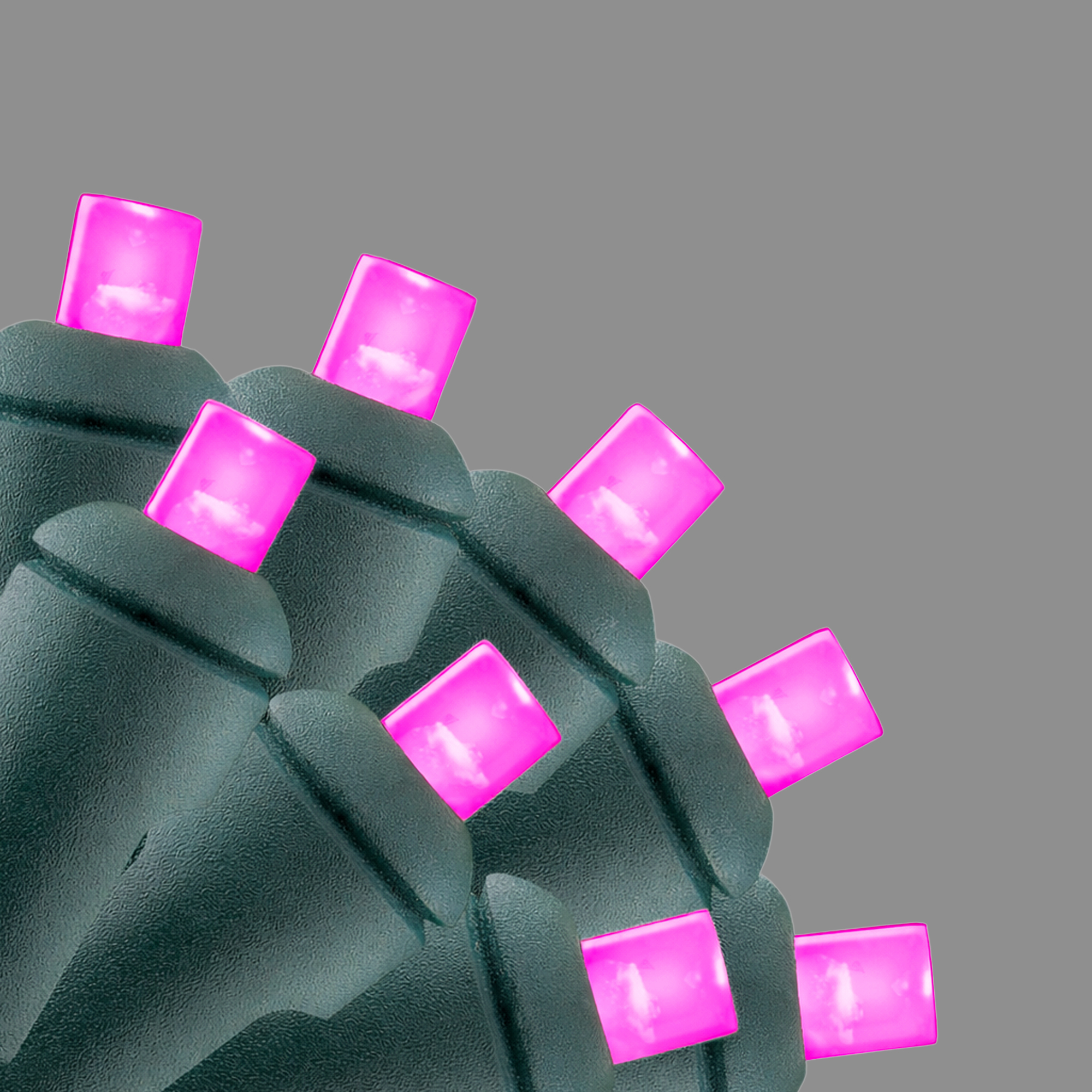 LIGHT LED O/D CONICAL 100L COAXIAL PINK 4.8W POWER ADAPTER NOT INCLUDED