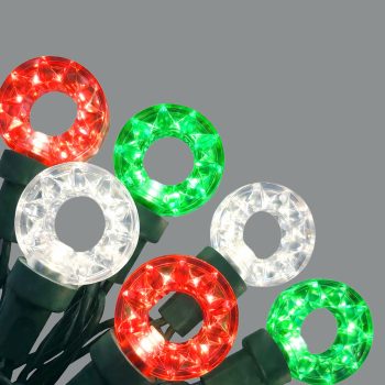 LIGHT LED I/D 35L ROUND KALEIDESCOPE RED/GREEN/WHITE