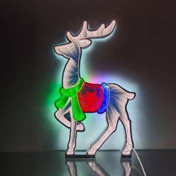 INFINITY LIGHT DEER 9"X15" MULTI