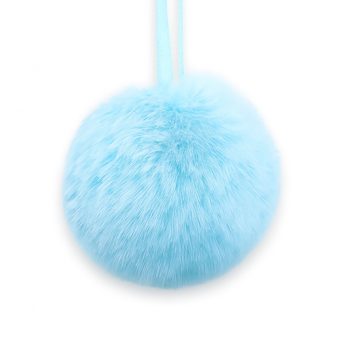 BALL FABRIC FUR 4" LT. BLUE