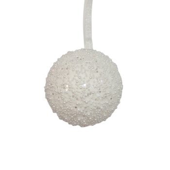 BALL BEADED 4" WHITE