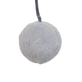 BALL FUR 4" GRAY FROSTED