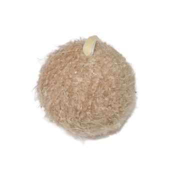 BALL WOOL 4" BROWN