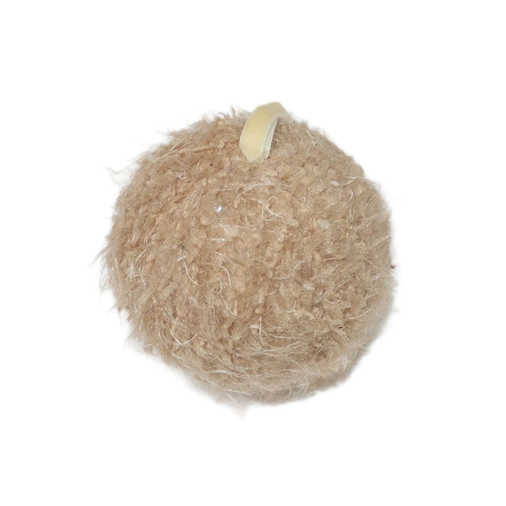 BALL WOOL 4" BROWN