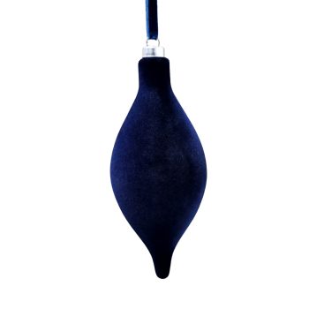 TEARDROP FLOCKED 6" NAVY BLUE