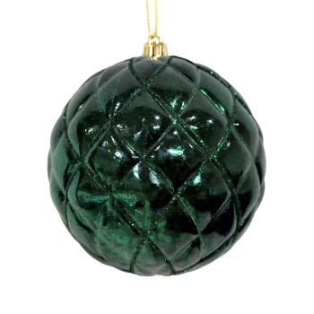 BALL MERCURY DIAMOND GLITTER 100MM/4" DK. GREEN