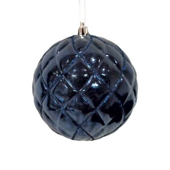BALL MERCURY DIAMOND GLITTER 80MM/3" NAVY BLUE