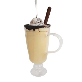 ORN GLASS MILKSHAKE 3"X5" YELLOW