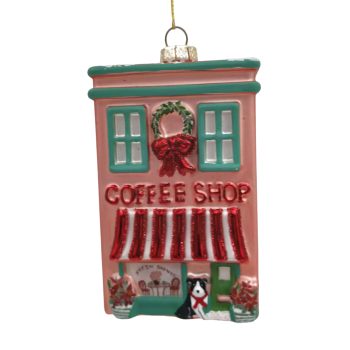 ORN GLASS CAFE 3"X4" PINK