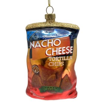 ORN GLASS NACHOS 3"X5" MULTI