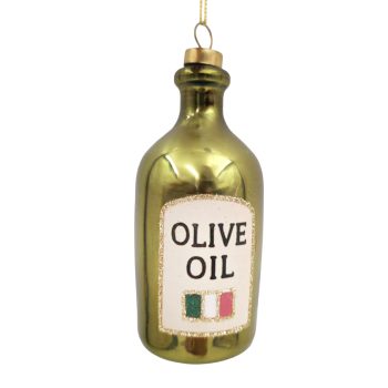 ORN GLASS OLIVE OIL 2"X5" OLIVE