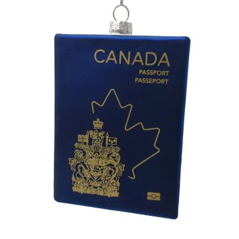 ORN GLASS PASSPORT 3"X5" BLUE