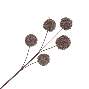 BALL PICK WOOL 20" BROWN