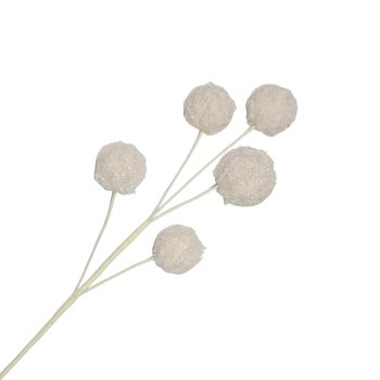 BALL PICK WOOL 20" IVORY