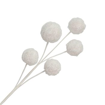 BALL PICK WOOL 20" WHITE