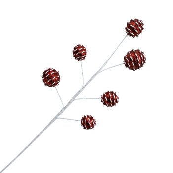 SPRAY BALL 30"X6 RED/WHITE CANY CANE