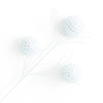 SPRAY FABRIC BALL 30"X3 WHITE