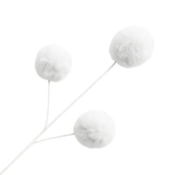 SPRAY FUR BALL 29"X3 WHITE