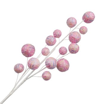 SPRAY FABRIC BALL 31" PINK