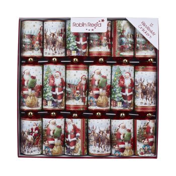 CHRISTMAS CRACKERS 6PC X 12" CHRISTMAS EVE WISHES W/PICCADILLY GIFT