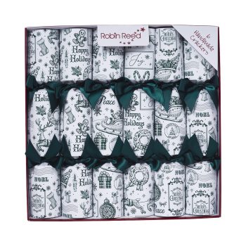 CHRISTMAS CRACKERS 6PC X 12" HOLIDAY TRADITION W/PICCADILLY GIFT