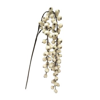 SPRAY BERRY FALLING 40"X3 WHITE