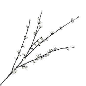 SPRAY ICED BERRY 36" WHITE