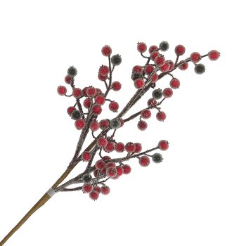 SPRAY BERRY ICED 24" TWO TONE RED