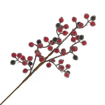 SPRAY BERRY ICED 18" TWO TONE RED