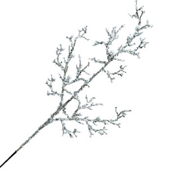 SPRAY CORAL 31" CHAMPAGNE W/PEARLS/GLITTER