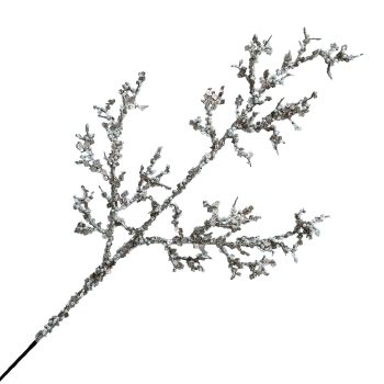 SPRAY CORAL 31" CHAMPAGNE W/PEARLS/GLITTER